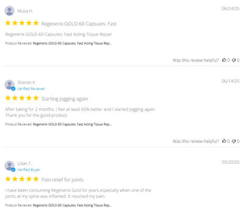 Regenerix Gold Testimonials: Fresh Reviews from May & June 2025