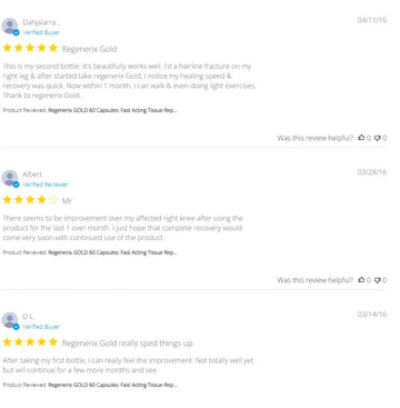 Regenerix Gold Testimonial (April 2016): Faster Recovery From a Fracture