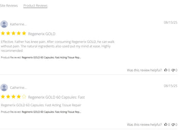 Real Customer Testimonials: Regenerix Gold in Action