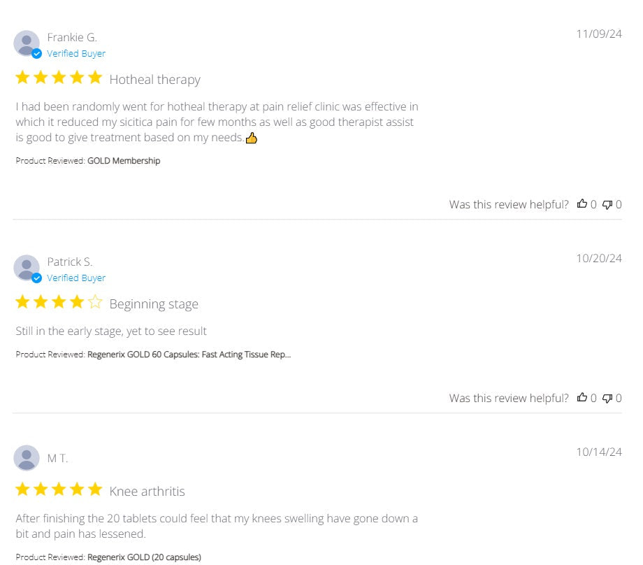 Regenerix Gold Testimonials: October & November 2024 Reviews