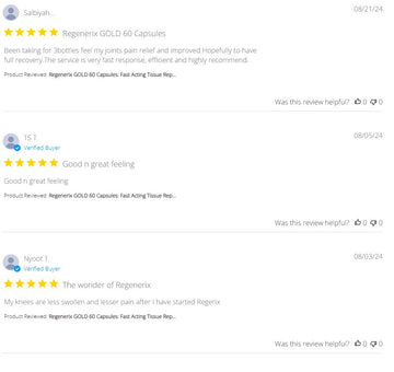 Regenerix Gold Testimonials: August 2024 Reviews