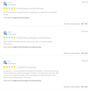 Regenerix Gold Testimonials: May & June 2024 Reviews