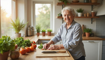 seated cooking tips to make meal prep easier, safer, and faster