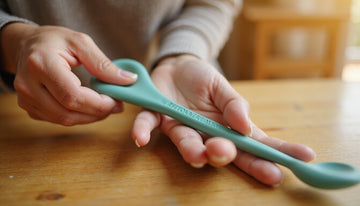 soft grip utensils to reclaim independence at the dinner table