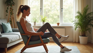 chair exercises to burn calories and strengthen muscles at home