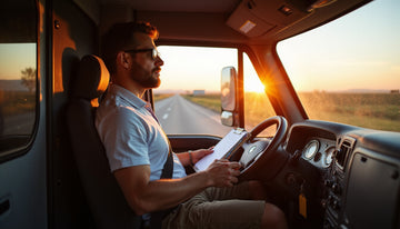 Truck driver posture checklist to reduce back pain and boost alertness