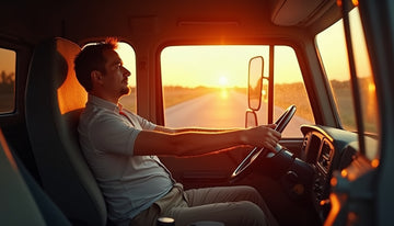 Truck driver massage techniques to relieve back pain and fatigue