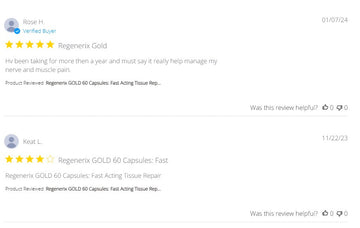 Regenerix Gold Testimonials: January 2024 & November 2023 Reviews