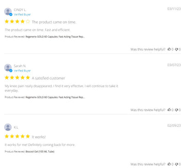 Regenerix Gold Testimonials: February & March 2023 Reviews