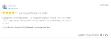 Regenerix Gold Testimonial: December 2022 Review