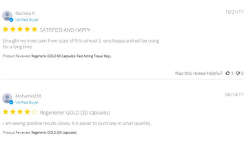 ⭐ 2017 Customer Testimonials: Regenerix Gold For Muslim Clients