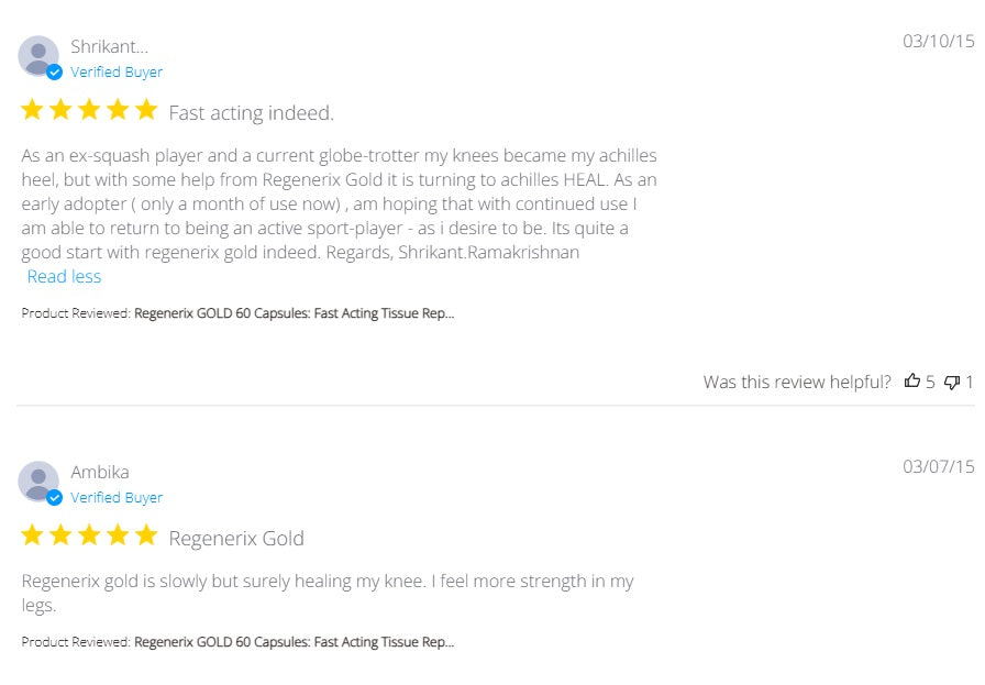 Regenerix Gold: A Gift That Brings Strength and Healing