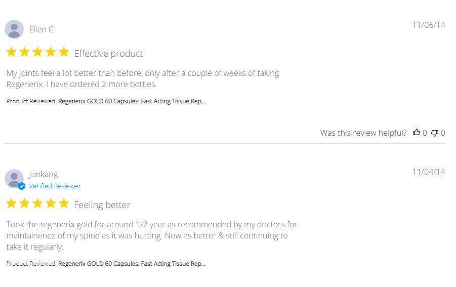 Regenerix Gold: Trusted by Families and Doctors for Over a Decade