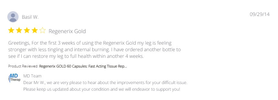 Regenerix Gold: Step-by-Step Strengthening for Leg Recovery