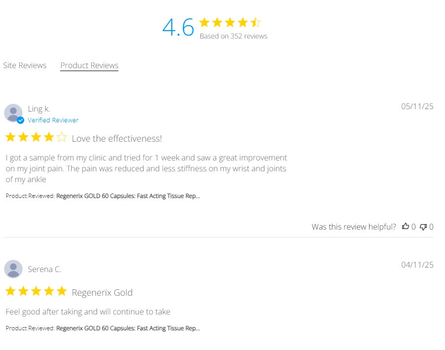 Regenerix Gold Testimonials: Recent Reviews from April & May 2025