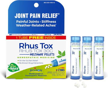 Relieve Joint Pain Naturally: Boiron Rhus Tox 30C Review