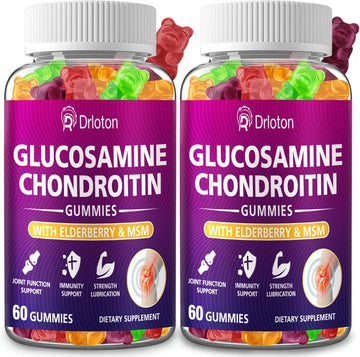 Unlock Joint Health: Review of 2-Pack 3000mg Glucosamine Chondroitin Gummies!