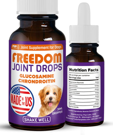 Revitalize Your Dog's Mobility with Freedom Joint Drops: A Natural Solution for Pain Relief