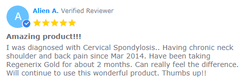 Regenerix Gold™ Helps Manage Cervical Spondylosis and Chronic Pain