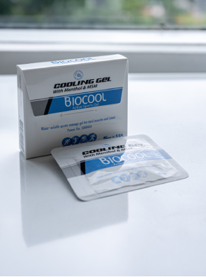 Biocool Gel (5 packets x 5 ml each) Travel Friendly Pack